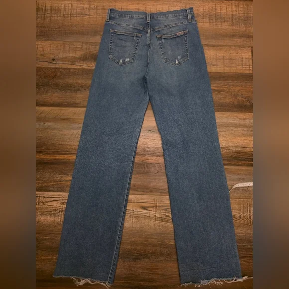 Joe's Jeans Classic Blue Distressed Women's Jeans - Picture 4 of 7